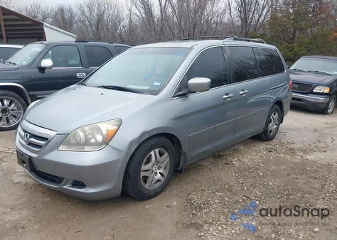 2007 Honda Odyssey Exl z USA, uszkodzony, nr VIN 5FNRL38737B018344